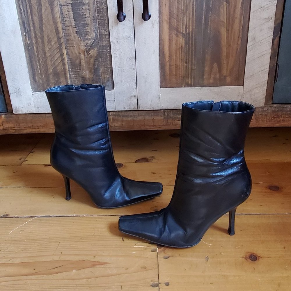 Aldo Black Ankle Booties Size 40